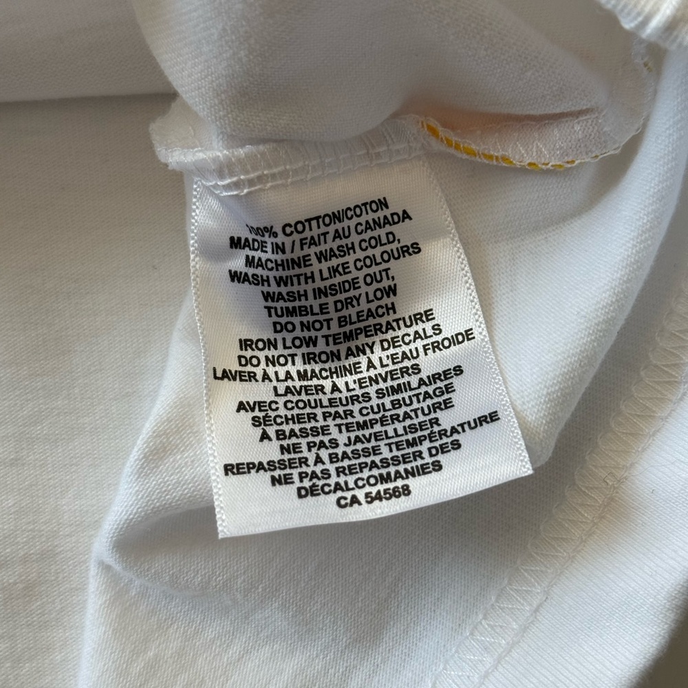 Yellow Label Co. Essentials T-Shirt - White - Size Large - Picture 7 of 8